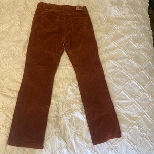 Corduroy pants orange